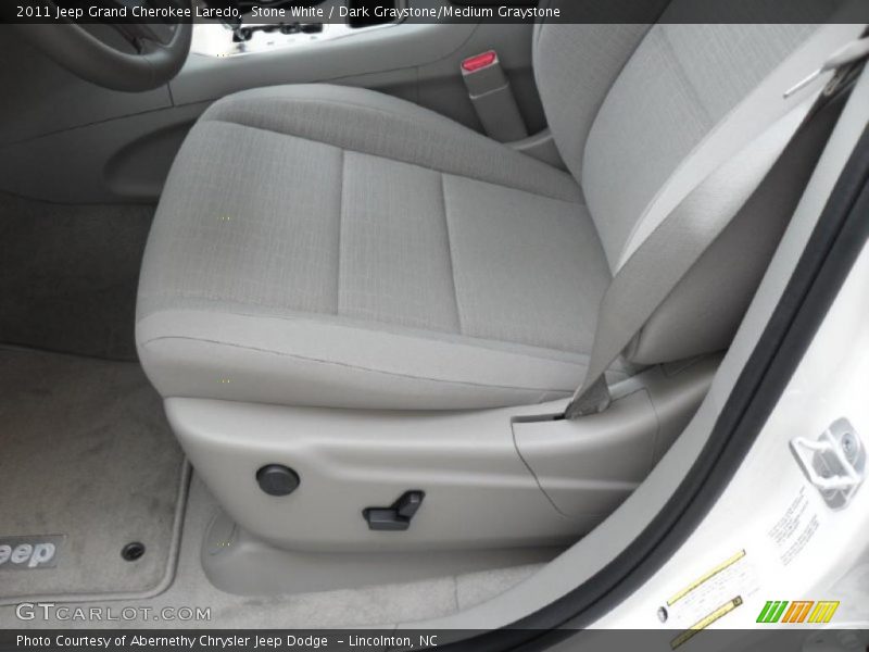 Stone White / Dark Graystone/Medium Graystone 2011 Jeep Grand Cherokee Laredo