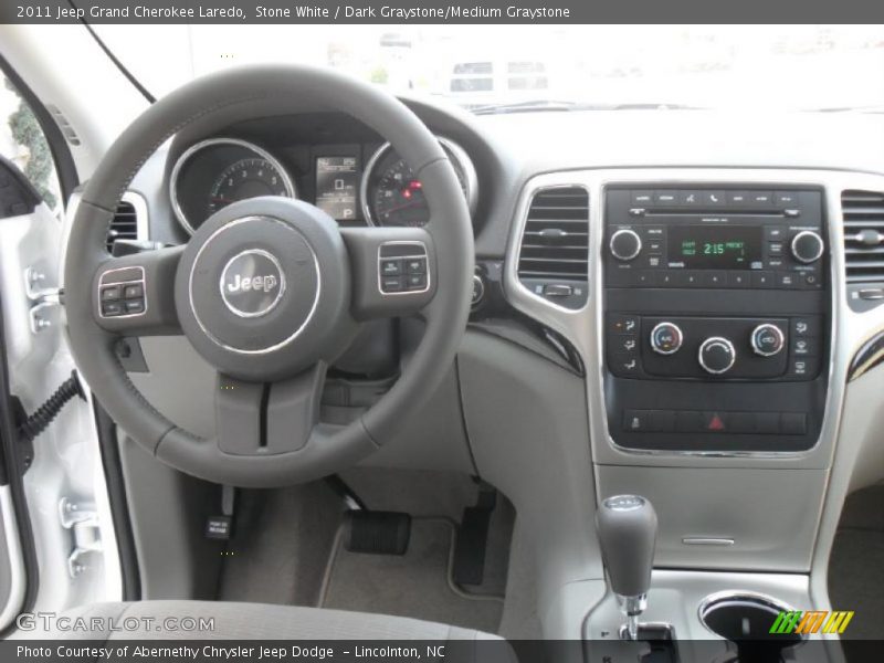 Stone White / Dark Graystone/Medium Graystone 2011 Jeep Grand Cherokee Laredo