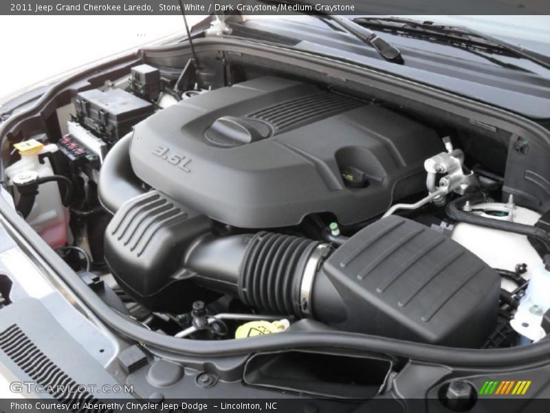 Stone White / Dark Graystone/Medium Graystone 2011 Jeep Grand Cherokee Laredo
