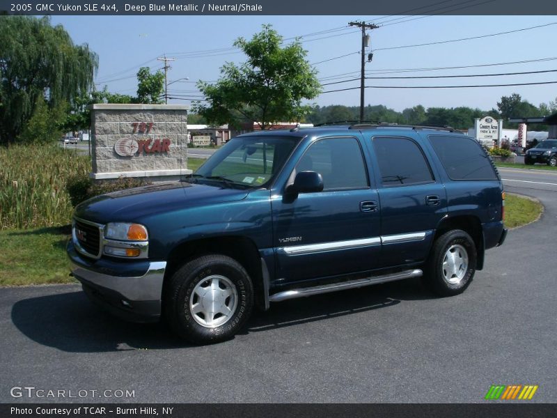 Deep Blue Metallic / Neutral/Shale 2005 GMC Yukon SLE 4x4