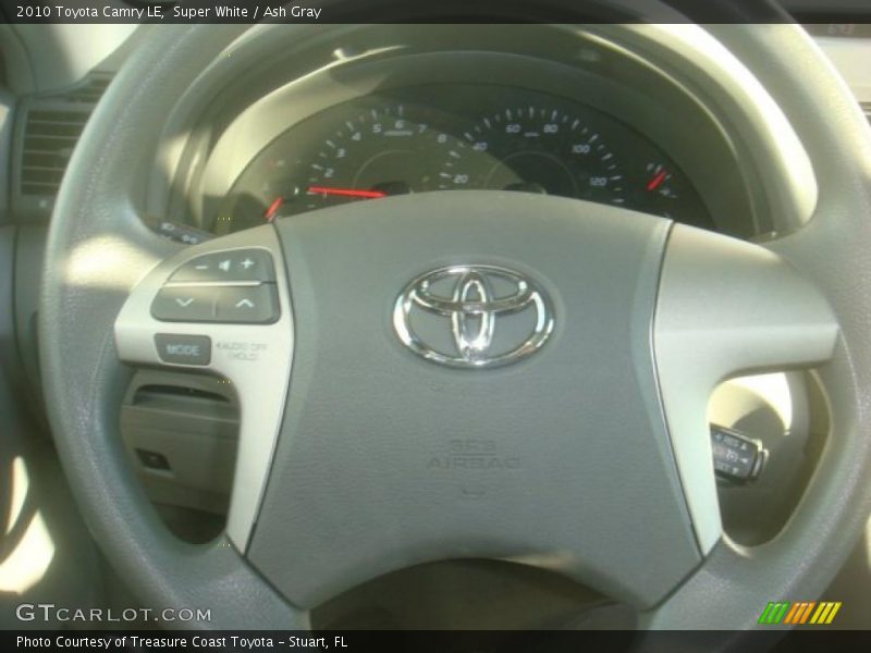 Super White / Ash Gray 2010 Toyota Camry LE