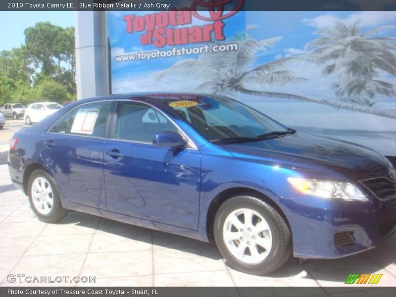 Blue Ribbon Metallic / Ash Gray 2010 Toyota Camry LE