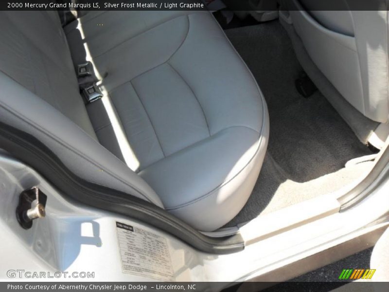 Silver Frost Metallic / Light Graphite 2000 Mercury Grand Marquis LS
