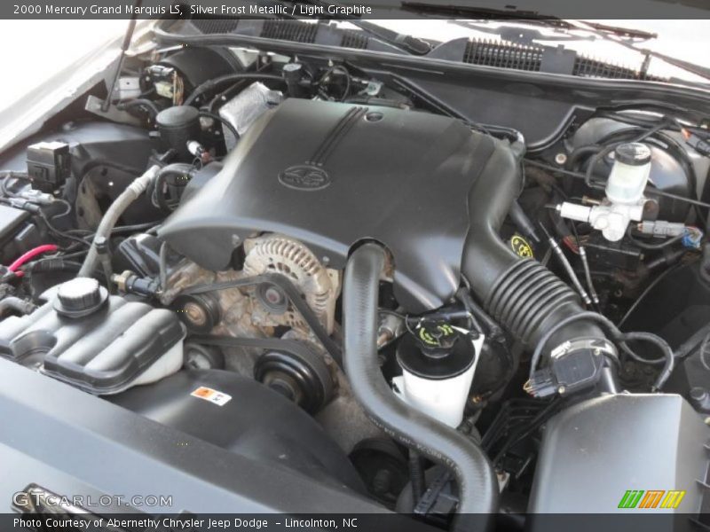Silver Frost Metallic / Light Graphite 2000 Mercury Grand Marquis LS