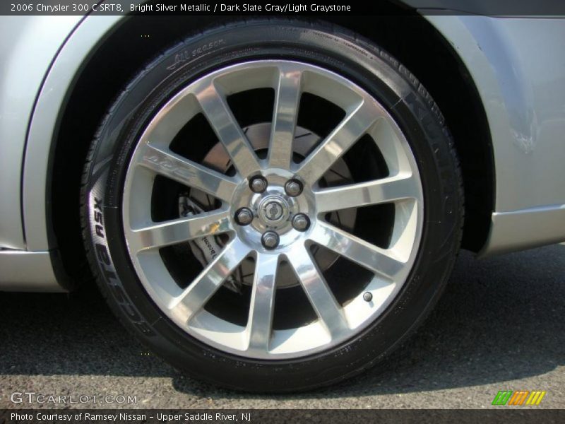Bright Silver Metallic / Dark Slate Gray/Light Graystone 2006 Chrysler 300 C SRT8