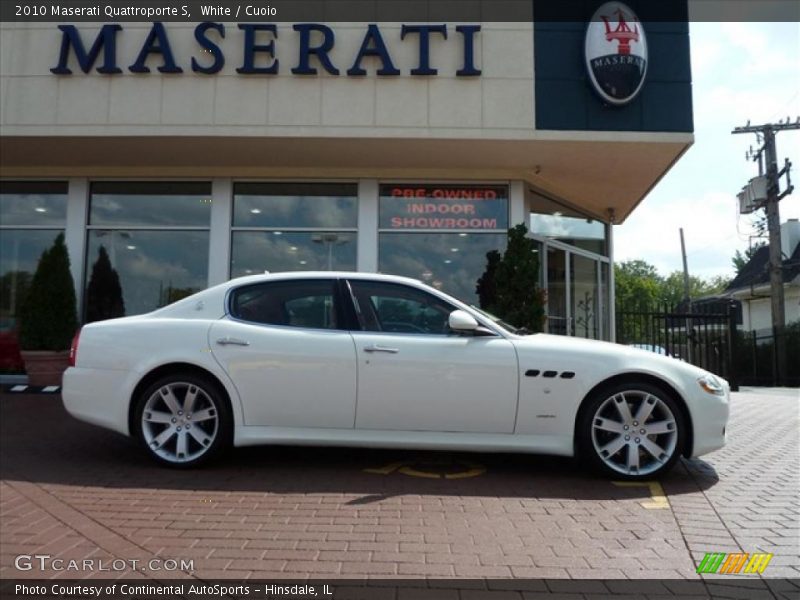 White / Cuoio 2010 Maserati Quattroporte S