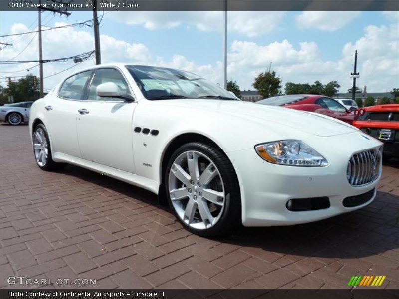 White / Cuoio 2010 Maserati Quattroporte S