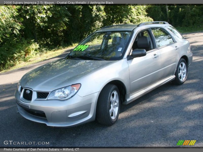 Crystal Gray Metallic / Anthracite Black 2006 Subaru Impreza 2.5i Wagon