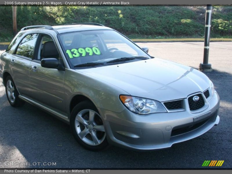 Crystal Gray Metallic / Anthracite Black 2006 Subaru Impreza 2.5i Wagon