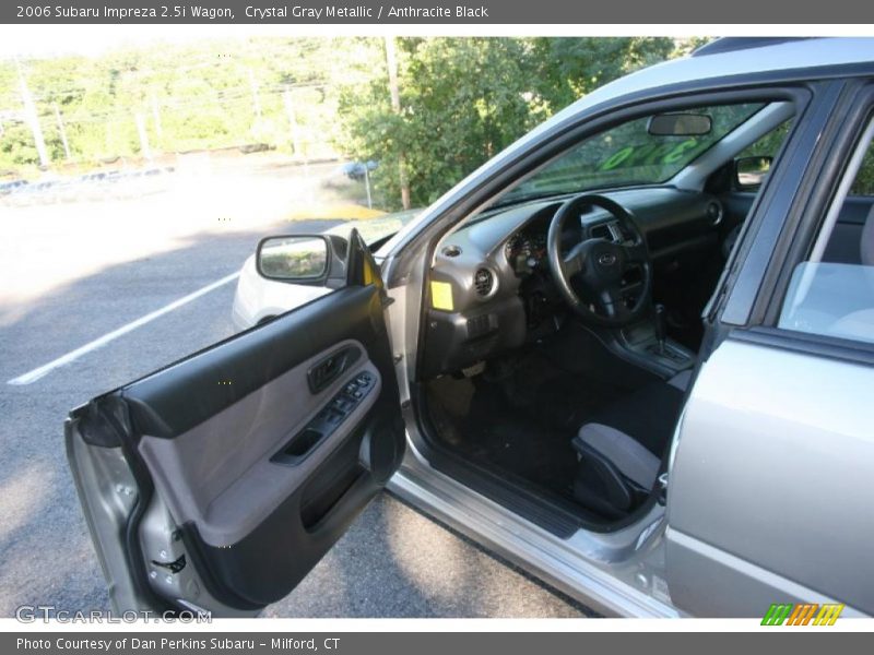 Crystal Gray Metallic / Anthracite Black 2006 Subaru Impreza 2.5i Wagon