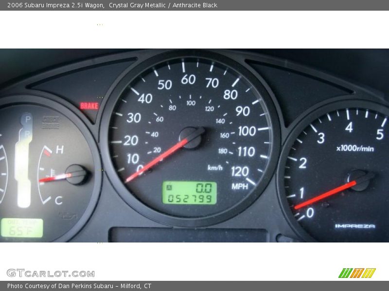 Crystal Gray Metallic / Anthracite Black 2006 Subaru Impreza 2.5i Wagon