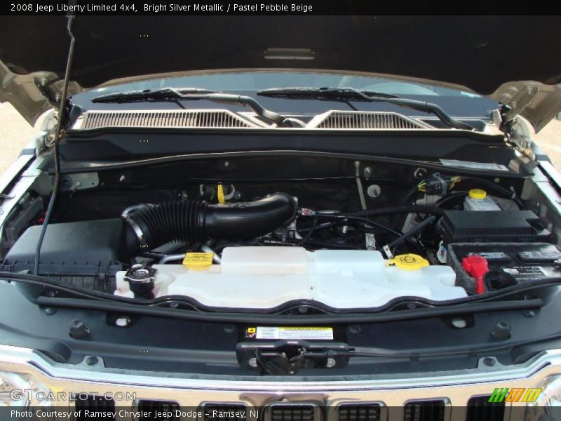 Bright Silver Metallic / Pastel Pebble Beige 2008 Jeep Liberty Limited 4x4