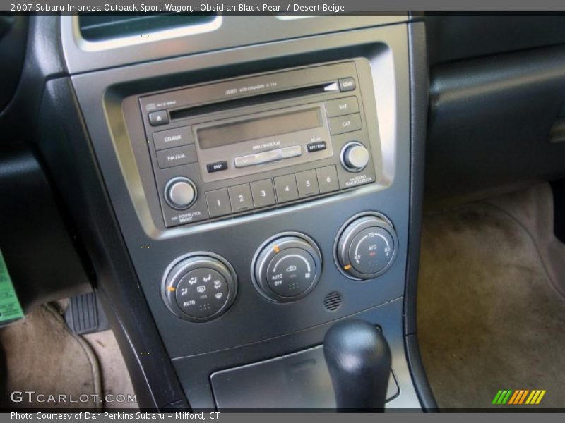 Obsidian Black Pearl / Desert Beige 2007 Subaru Impreza Outback Sport Wagon