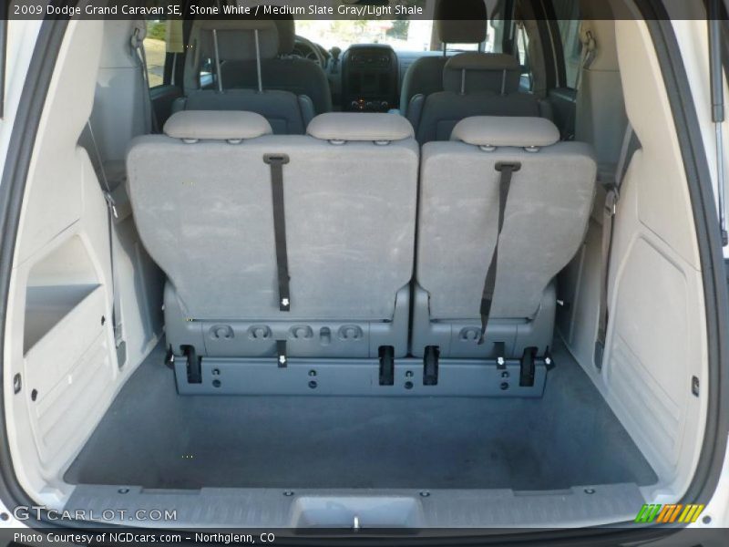 Stone White / Medium Slate Gray/Light Shale 2009 Dodge Grand Caravan SE