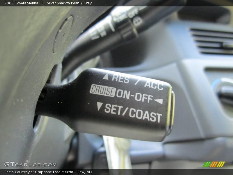Silver Shadow Pearl / Gray 2003 Toyota Sienna CE