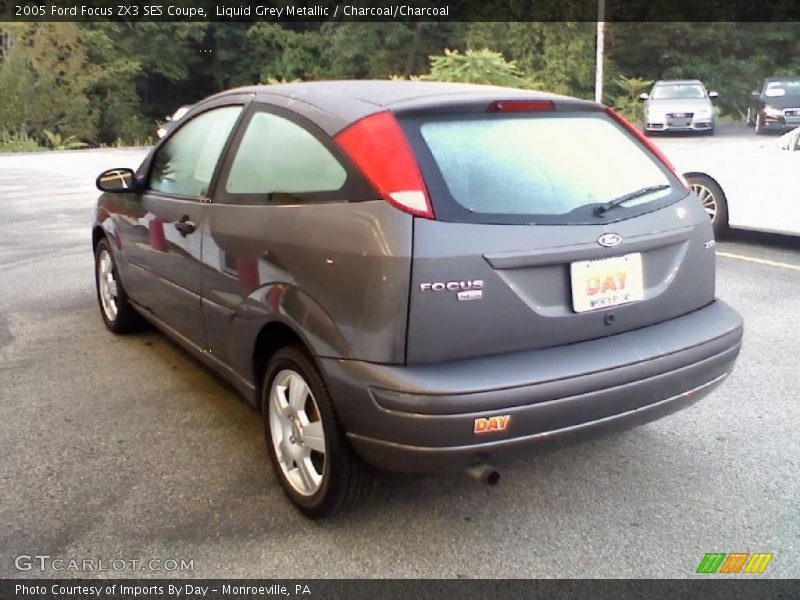 Liquid Grey Metallic / Charcoal/Charcoal 2005 Ford Focus ZX3 SES Coupe