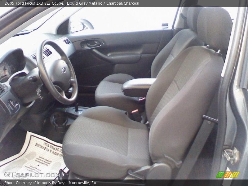 Liquid Grey Metallic / Charcoal/Charcoal 2005 Ford Focus ZX3 SES Coupe