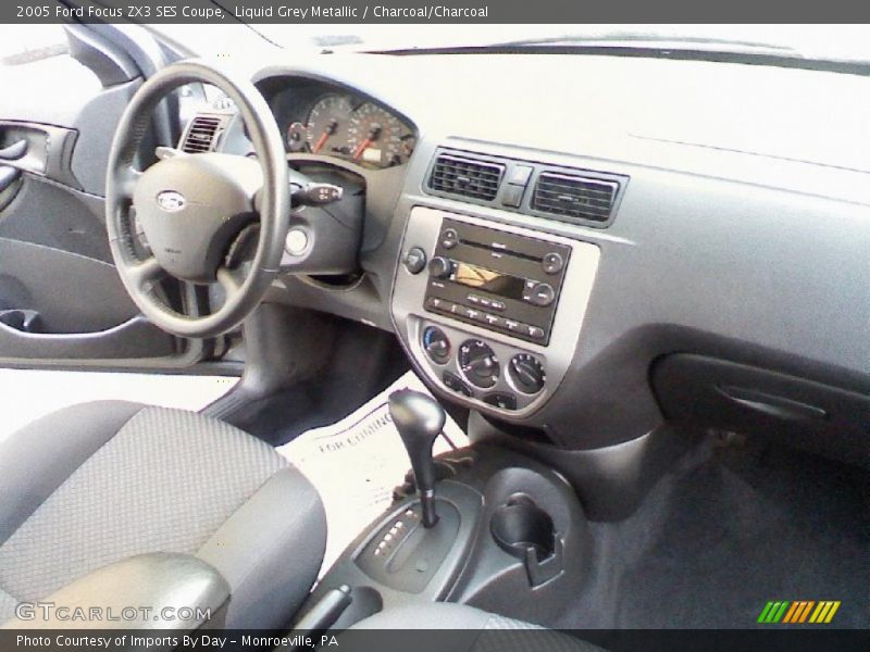 Liquid Grey Metallic / Charcoal/Charcoal 2005 Ford Focus ZX3 SES Coupe