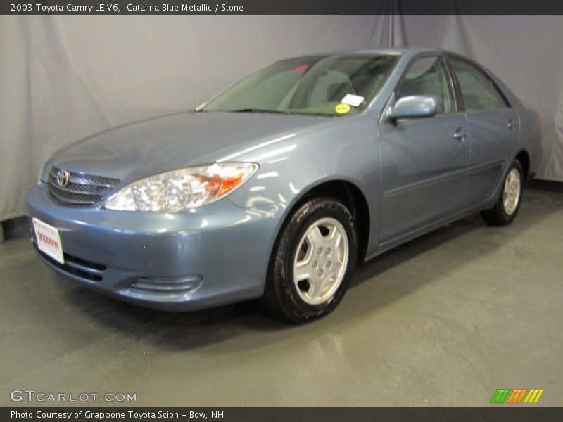 Catalina Blue Metallic / Stone 2003 Toyota Camry LE V6
