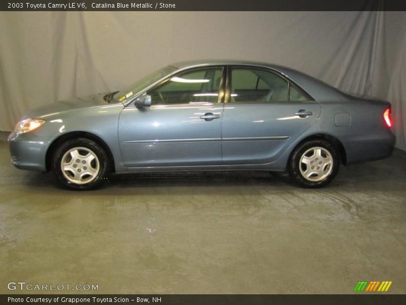 Catalina Blue Metallic / Stone 2003 Toyota Camry LE V6