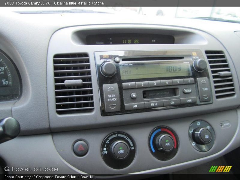 Catalina Blue Metallic / Stone 2003 Toyota Camry LE V6