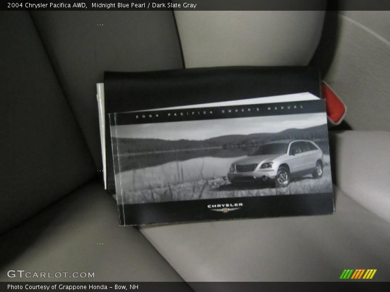Midnight Blue Pearl / Dark Slate Gray 2004 Chrysler Pacifica AWD