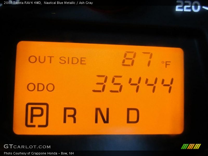 Nautical Blue Metallic / Ash Gray 2007 Toyota RAV4 4WD