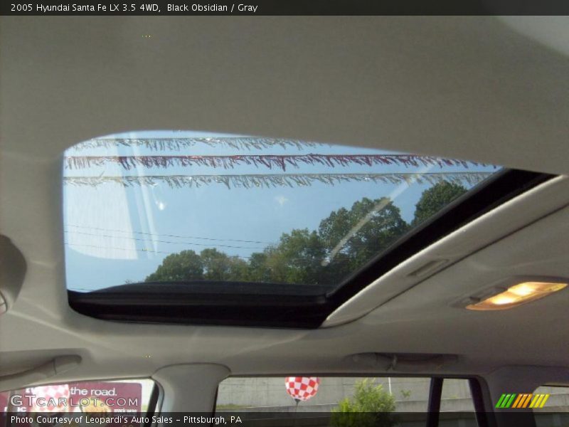 Black Obsidian / Gray 2005 Hyundai Santa Fe LX 3.5 4WD