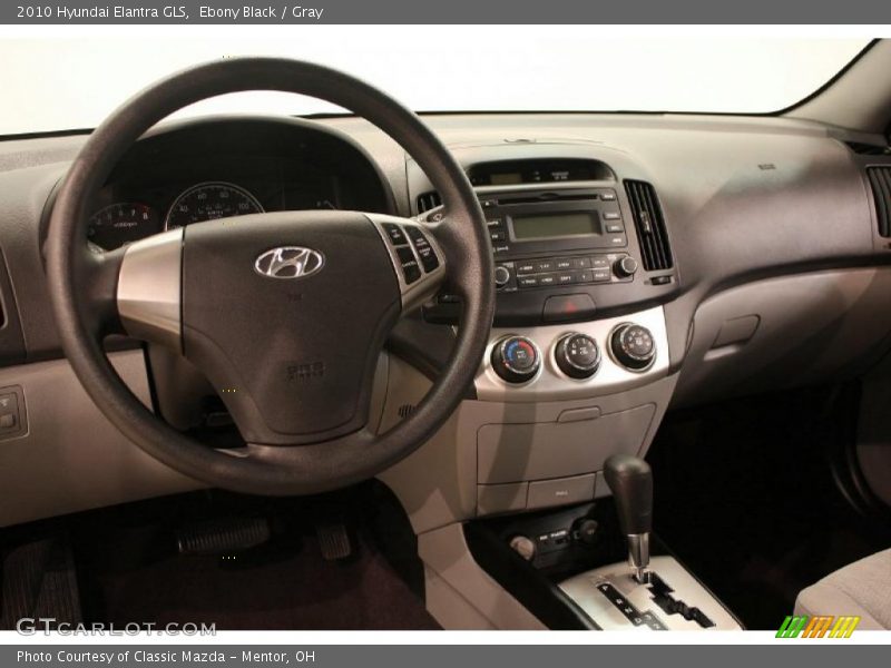 Ebony Black / Gray 2010 Hyundai Elantra GLS