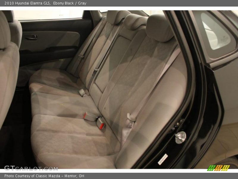 Ebony Black / Gray 2010 Hyundai Elantra GLS