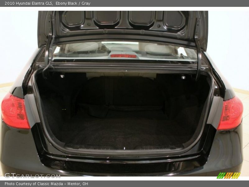Ebony Black / Gray 2010 Hyundai Elantra GLS