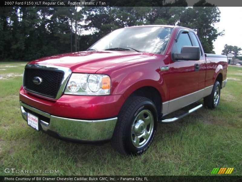 Redfire Metallic / Tan 2007 Ford F150 XLT Regular Cab