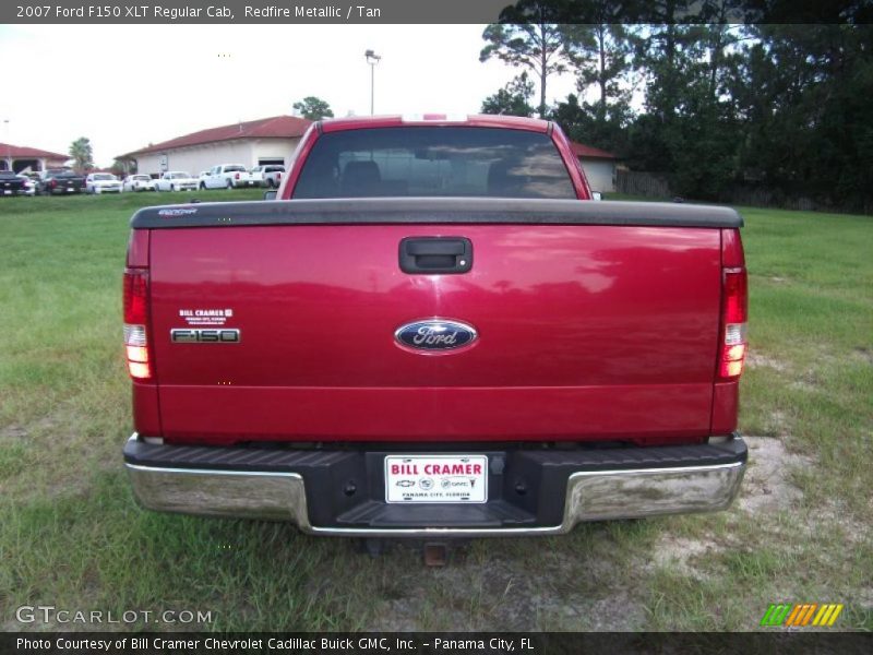 Redfire Metallic / Tan 2007 Ford F150 XLT Regular Cab