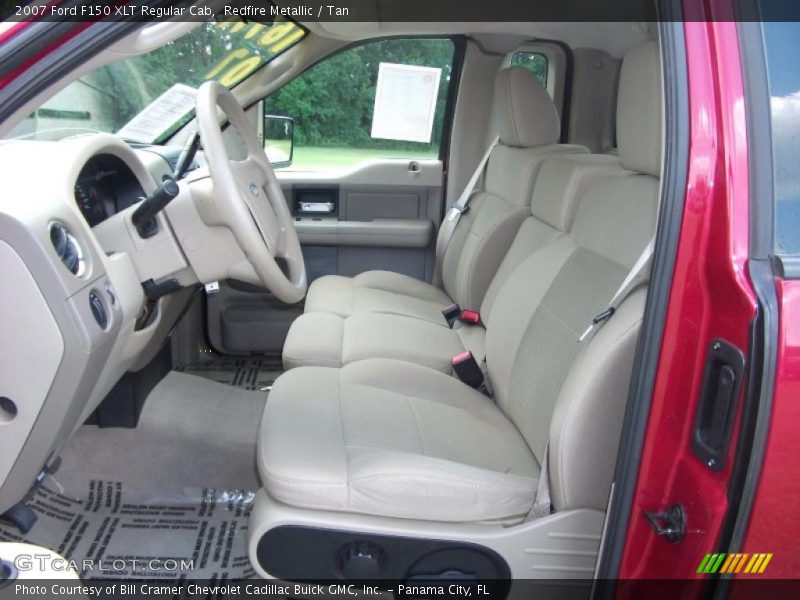 Redfire Metallic / Tan 2007 Ford F150 XLT Regular Cab