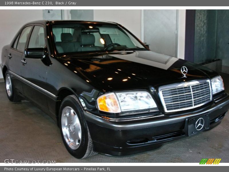 Black / Gray 1998 Mercedes-Benz C 230