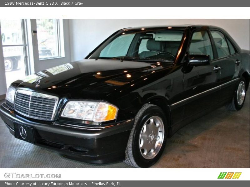 Black / Gray 1998 Mercedes-Benz C 230