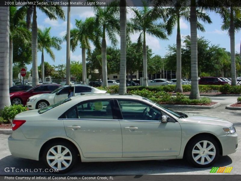 Light Sage Metallic / Light Stone 2008 Lincoln MKZ Sedan