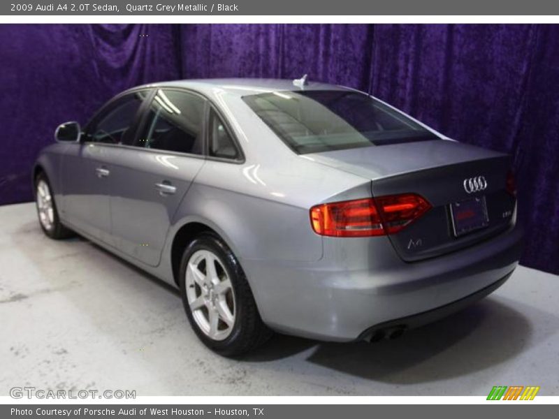 Quartz Grey Metallic / Black 2009 Audi A4 2.0T Sedan