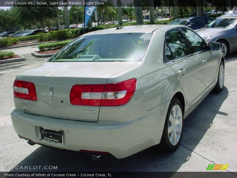 Light Sage Metallic / Light Stone 2008 Lincoln MKZ Sedan