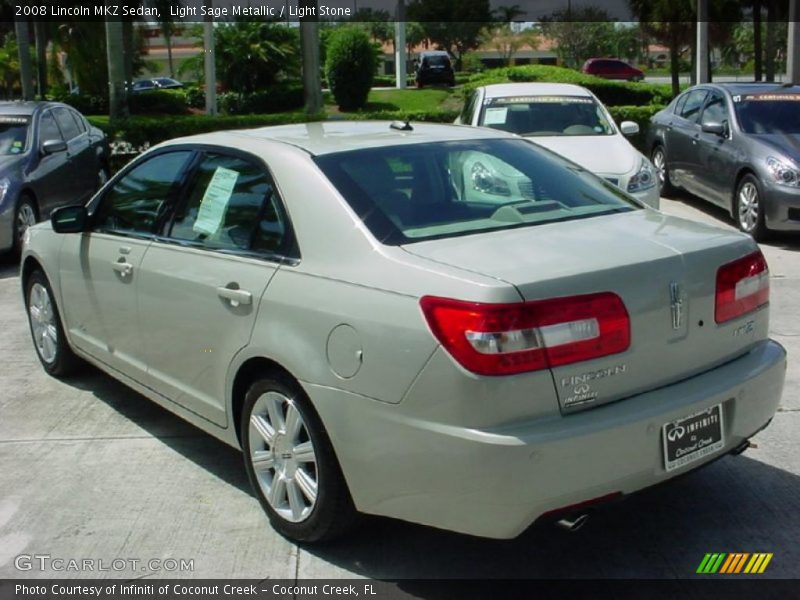 Light Sage Metallic / Light Stone 2008 Lincoln MKZ Sedan