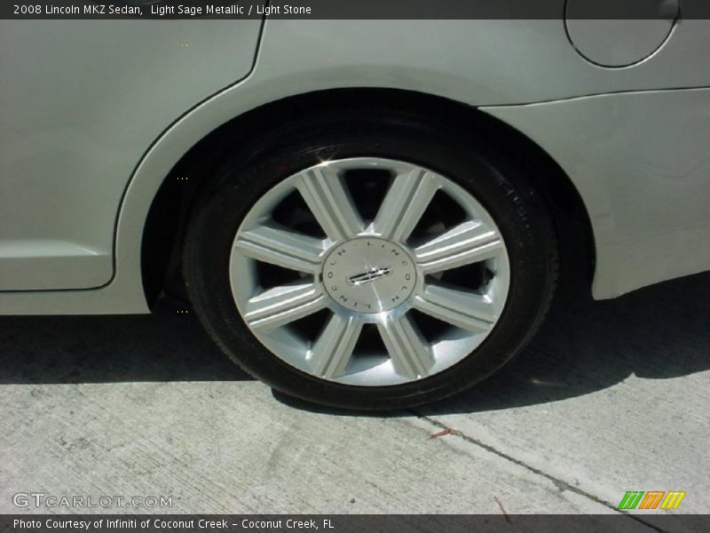 Light Sage Metallic / Light Stone 2008 Lincoln MKZ Sedan