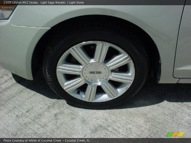 Light Sage Metallic / Light Stone 2008 Lincoln MKZ Sedan