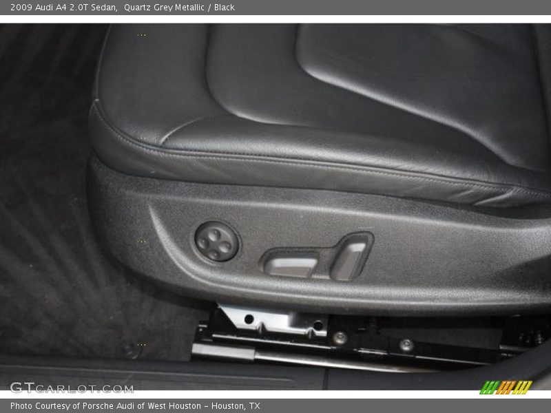 Quartz Grey Metallic / Black 2009 Audi A4 2.0T Sedan