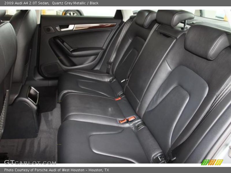 Quartz Grey Metallic / Black 2009 Audi A4 2.0T Sedan