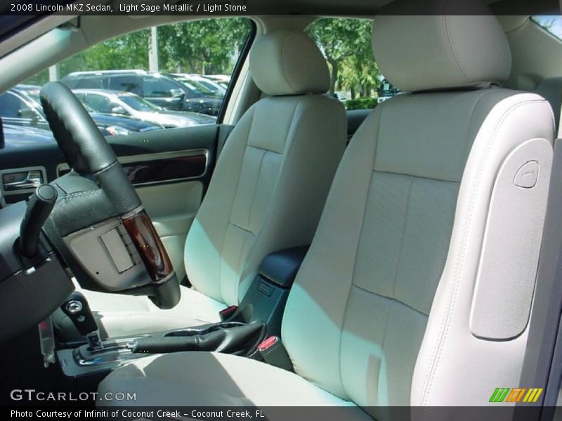 Light Sage Metallic / Light Stone 2008 Lincoln MKZ Sedan