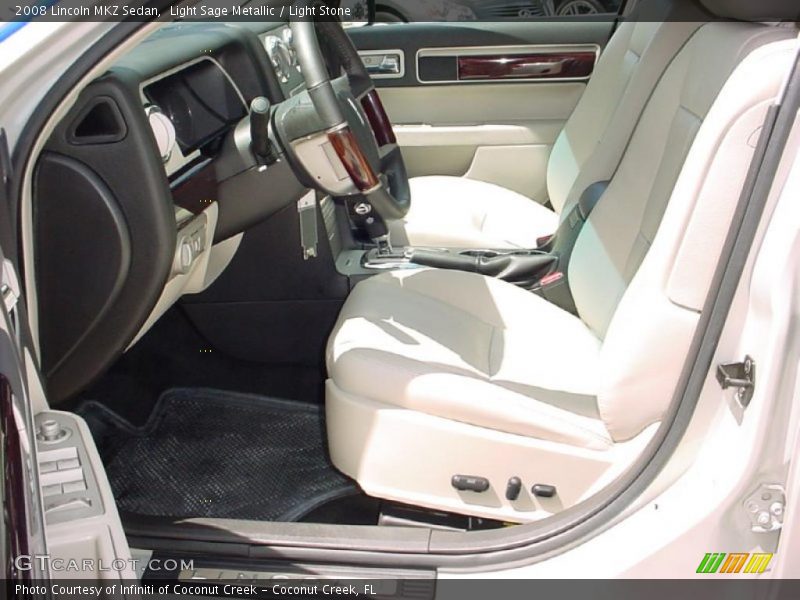 Light Sage Metallic / Light Stone 2008 Lincoln MKZ Sedan