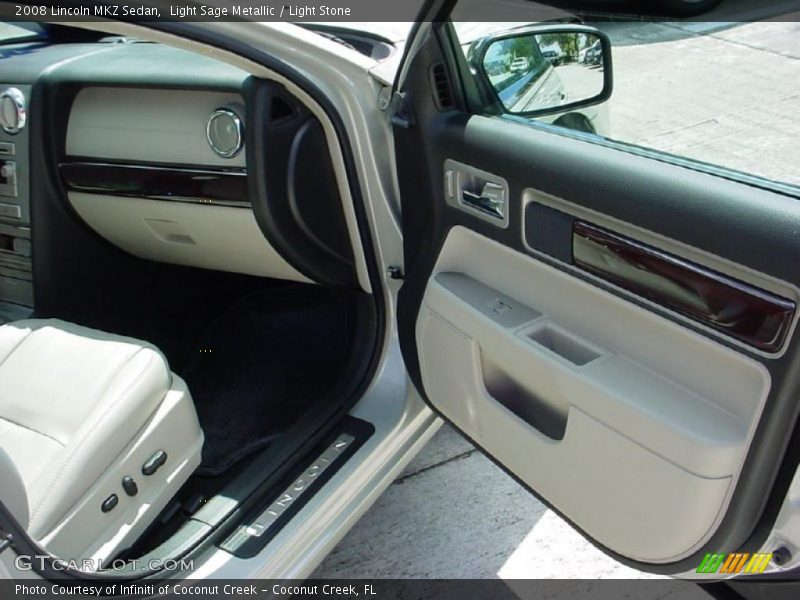 Light Sage Metallic / Light Stone 2008 Lincoln MKZ Sedan