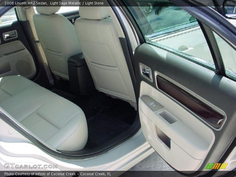Light Sage Metallic / Light Stone 2008 Lincoln MKZ Sedan