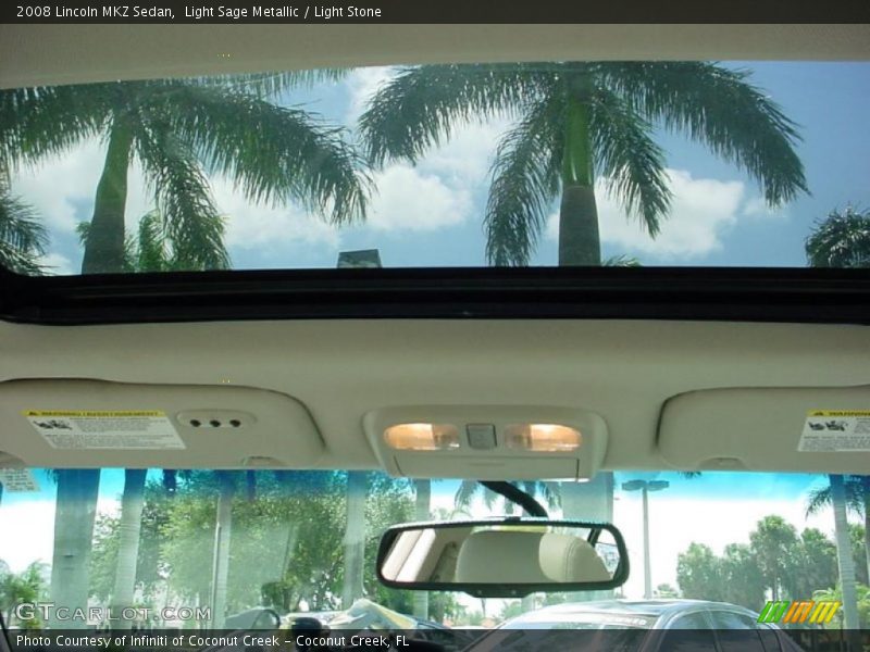 Light Sage Metallic / Light Stone 2008 Lincoln MKZ Sedan