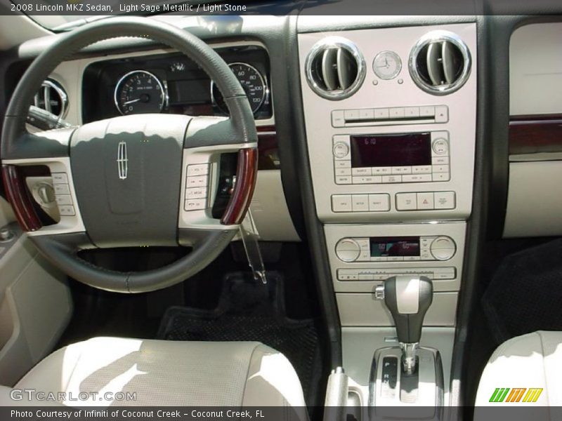 Light Sage Metallic / Light Stone 2008 Lincoln MKZ Sedan